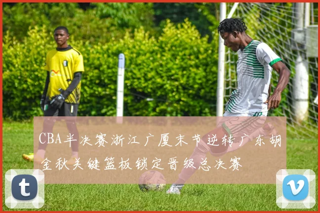 CBA半决赛浙江广厦末节逆转广东胡金秋关键篮板锁定晋级总决赛